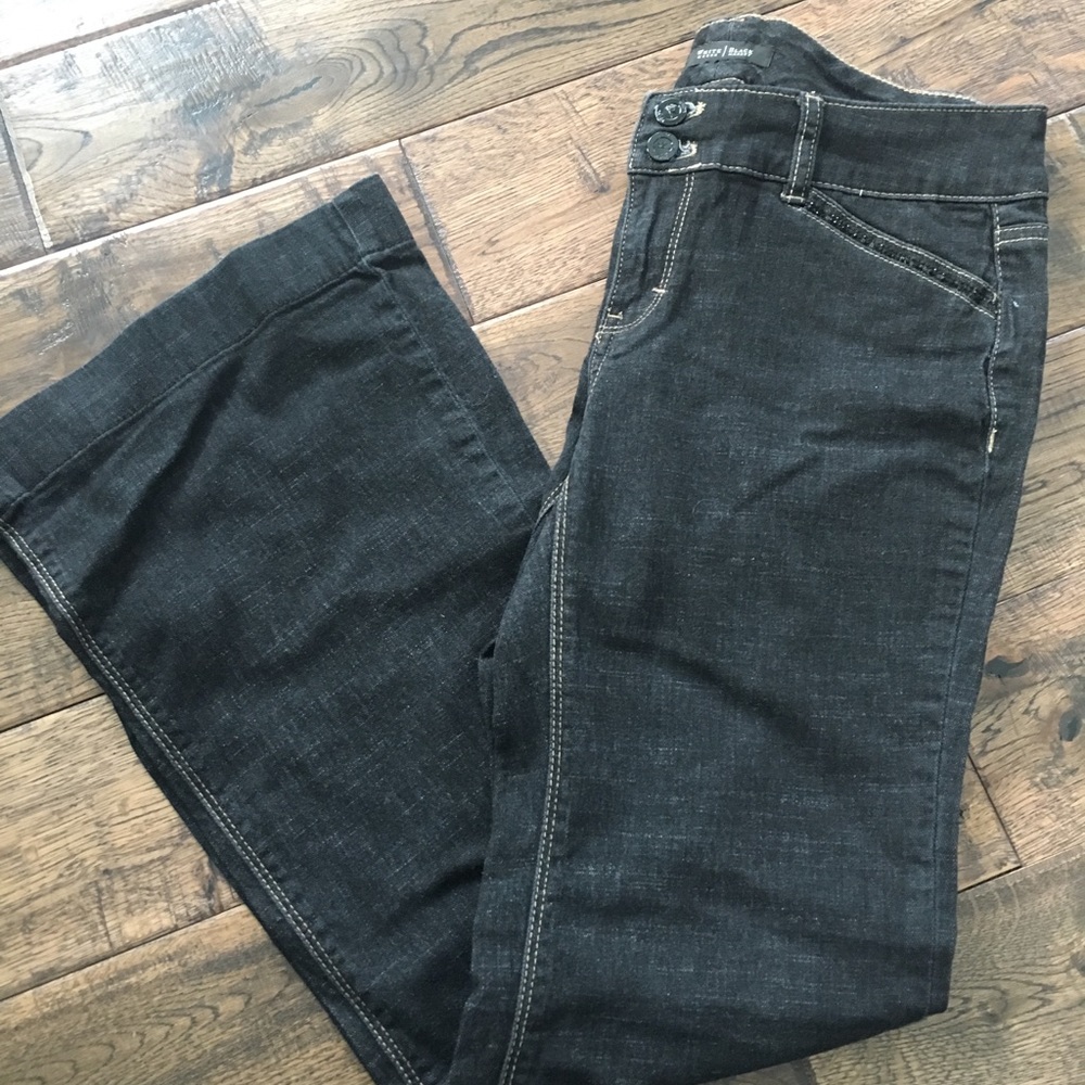 WHBM black trouser jeans 4 short